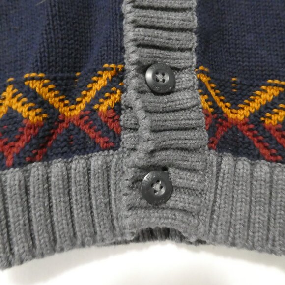 MEXX | 12-18 months | Toddler Geometric Pattern Button-Up Cardigan - Picture 7 of 14
